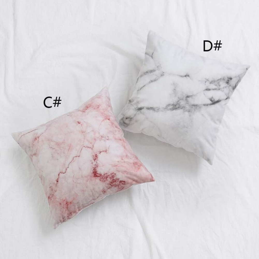 4 pack Marble Print Accent Pillow Covers - Picture 6 of 8
